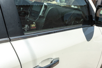Toyota Land Cruiser 200 2007-2021 рр. Молдинг скла (6 шт, нерж) фото 17