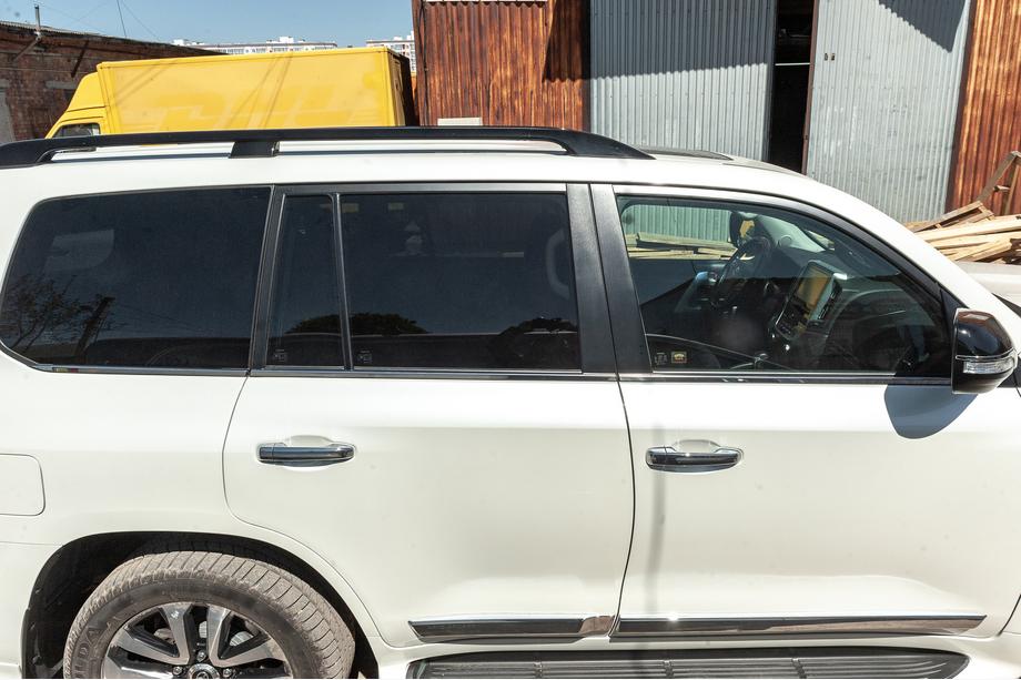 Toyota Land Cruiser 200 2007-2021 рр. Молдинг скла (6 шт, нерж) Carmos - Турецька сталь Фото 12
