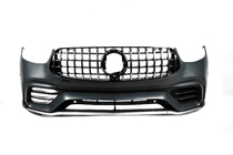 Mercedes GLC coupe C253 2016-2023 рр. Передній бампер в зібраному вигляді GLC63 AMG (2020-2022) фото 3