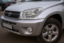 Накладки на фари (2 шт., пласт) фото 2