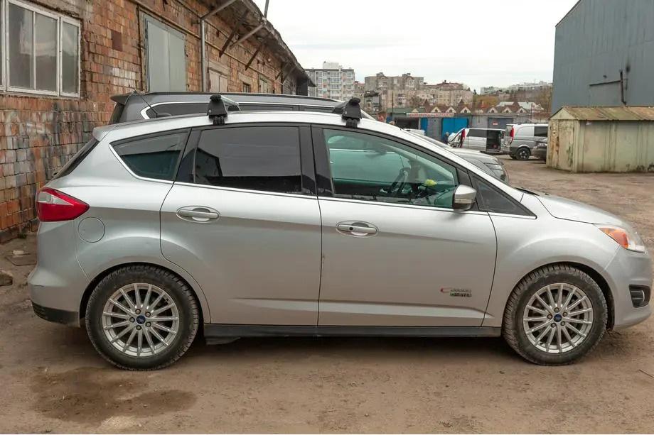 Ford C-Max/Grand C-Max 2010-2019 рр. Перемички на гладку дах (2 шт, Asaf V4) Фото 13