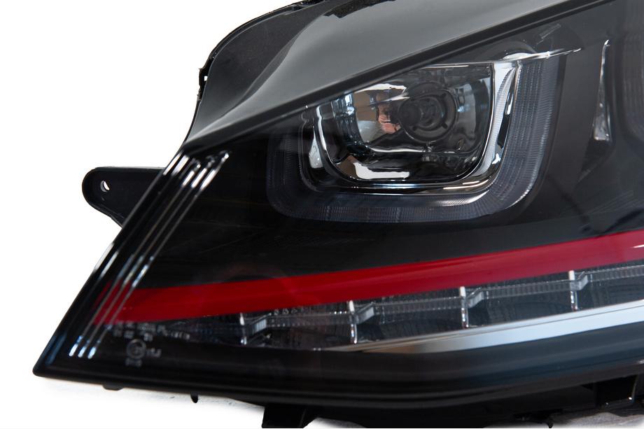 Volkswagen Golf 7/E-Golf 2012-2020 рр. Передні фари Red-V2 (2012-2017, динамічний поворот, 2 шт) Фото 10