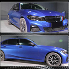 BMW 4 серія G22/23/26 2020- рр. Накладки на дзеркала M-Look (Карбон) фото 3