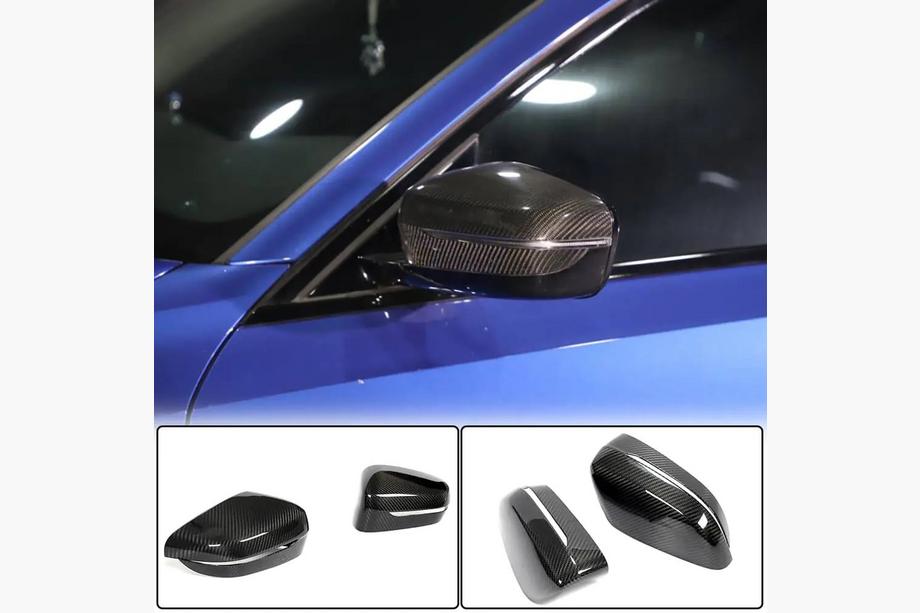 BMW 4 серія G22/23/26 2020- рр. Накладки на дзеркала M-Look (Карбон) Image