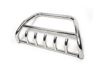 Toyota Land Cruiser Prado 120 2002-2009 рр. Кенгурятник низький WT003 (нерж) фото 2