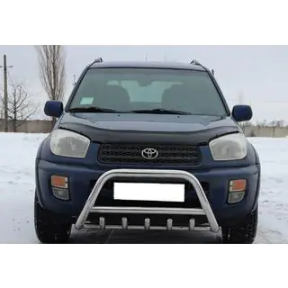 Кенгурятник WT003 (нерж) Toyota Rav 4 2001-2005 рр. фото 4