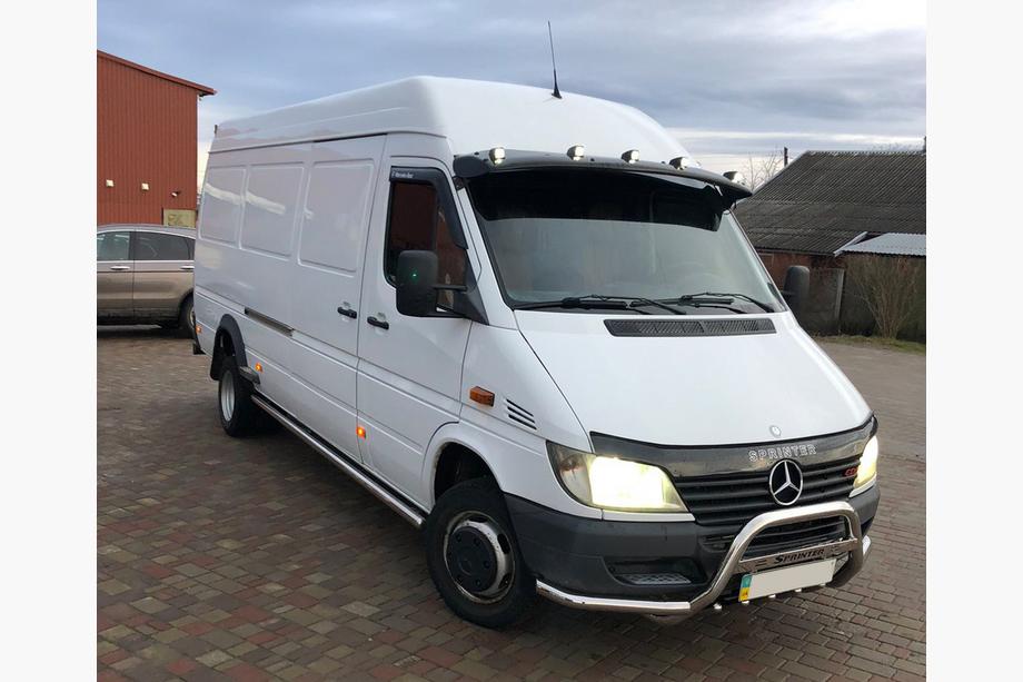 Mercedes Sprinter W901/902/903/904/905 1995-2006 рр. Кенгурятник Exclusive (нерж.) Фото 3
