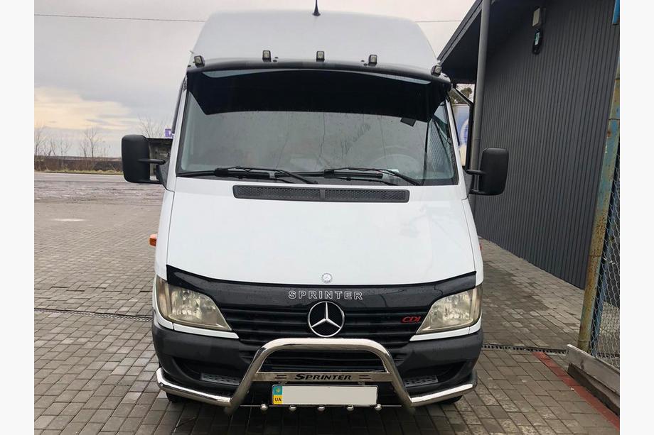 Mercedes Sprinter W901/902/903/904/905 1995-2006 рр. Кенгурятник Exclusive (нерж.) Фото 2