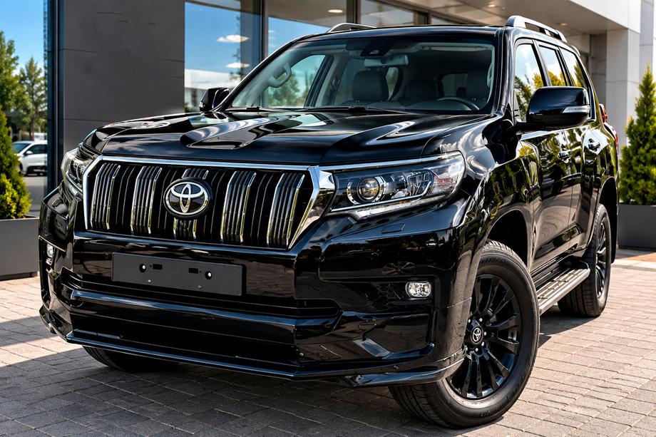 Toyota Land Cruiser Prado 150 2009-2023 рр. Накладка на передній бампер Executive (для 2017+) Фото 1