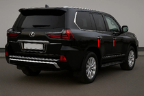 Lexus LX570/450d 2008-2022 рр. Накладки на ручки BlackEdition (для 2016+) фото 2