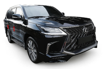 Lexus LX570/450d 2008-2022 рр. Накладки на ручки BlackEdition (для 2016+) фото 1