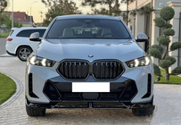 BMW X6 G06 2019- рр. Накладка на передній бампер Paradigm Black Knight (для M-Sport, 2023+) фото 1