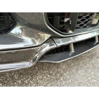 Накладка на передній бампер Carbon V1 (для M-Sport, 2018-2022) фото 3