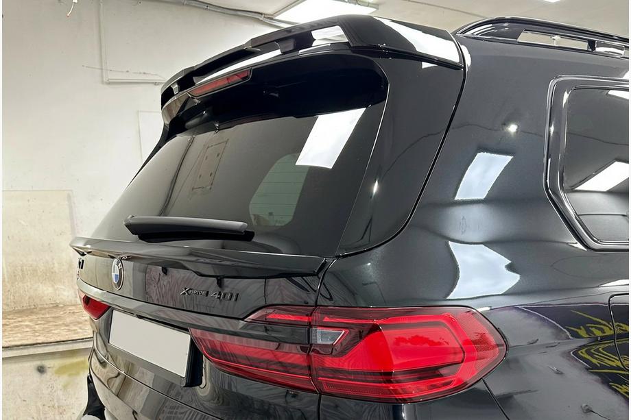 BMW X7 G07 2019- рр. Спойлер заднього скла V2 (Чорний глянець) Фото 1