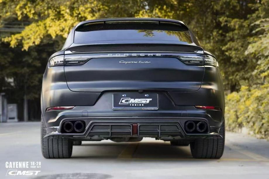 Porsche Cayenne 2018- рр. Комплект обвісів cmst-style Carbon (для Coupe 2019-2022) Фото 2