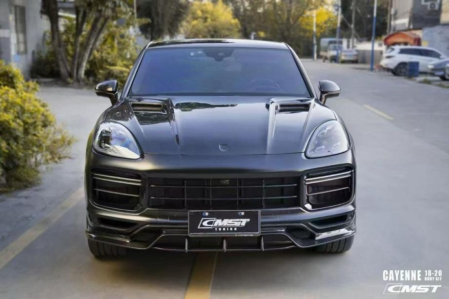Porsche Cayenne 2018- рр. Комплект обвісів cmst-style Carbon (для Coupe 2019-2022) Фото 3
