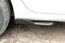 Універсальні Flap накладки на бокові пороги тип-E (2 шт, чорний глянець, ABS-пластик) фото 14