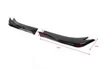 Універсальні Flap накладки на бокові пороги тип-E (2 шт, чорний глянець, ABS-пластик) фото 9