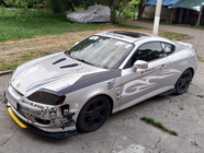 Універсальні Flap накладки на бокові пороги тип-B (2 шт, чорний глянець, ABS-пластик) фото 5