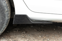 Універсальні Flap накладки на бокові пороги тип-D (2 шт, чорний глянець, ABS-пластик) фото 14