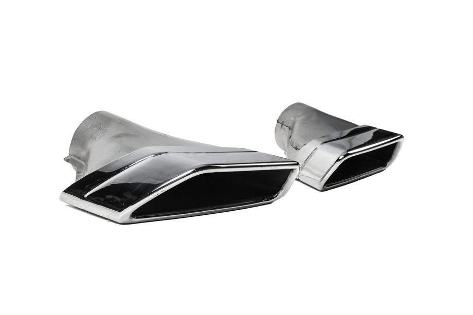BMW 5 серія G30/G31 2017-2023 рр. Насадки на глушитель M-Performance Silver (2 шт) Фото 3