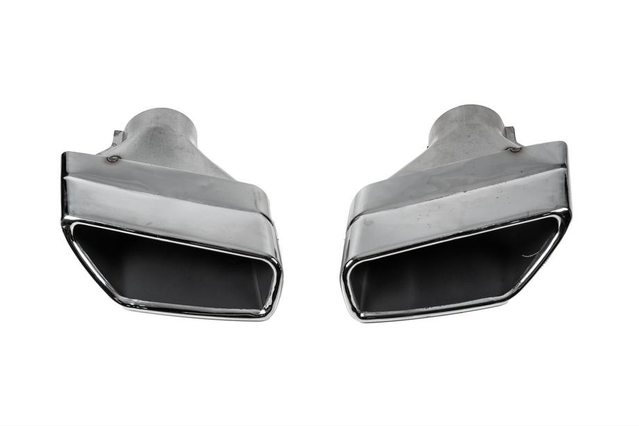 BMW 5 серія G30/G31 2017-2023 рр. Насадки на глушитель M-Performance Silver (2 шт) Фото 4