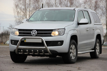 Volkswagen Amarok 2010-2022 рр. Кенгурятник WT003 (нерж) фото 3
