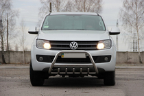 Volkswagen Amarok 2010-2022 рр. Кенгурятник WT003 (нерж) фото 2