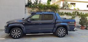Volkswagen Amarok 2010-2022 рр. Бічні труби (2 шт., нерж) фото 8