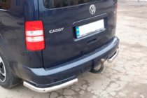 Volkswagen Caddy 2010-2015 рр. Задні куточки AK003 (2 шт., нерж) фото 9