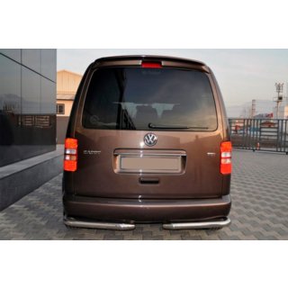 Задні куточки AK003 (2 шт., нерж) Volkswagen Caddy 2004-2010 рр. фото 1