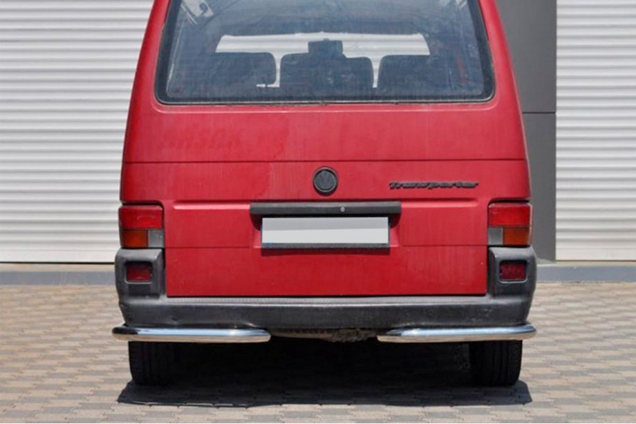 Volkswagen T4 Caravelle/Multivan 1990-2003 рр. Задні куточки AK003 (2 шт., нерж) Image