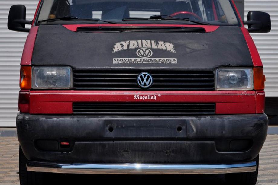 Volkswagen T4 Caravelle/Multivan 1990-2003 рр. Передній захист ST008 (нерж) 60мм Фото 9
