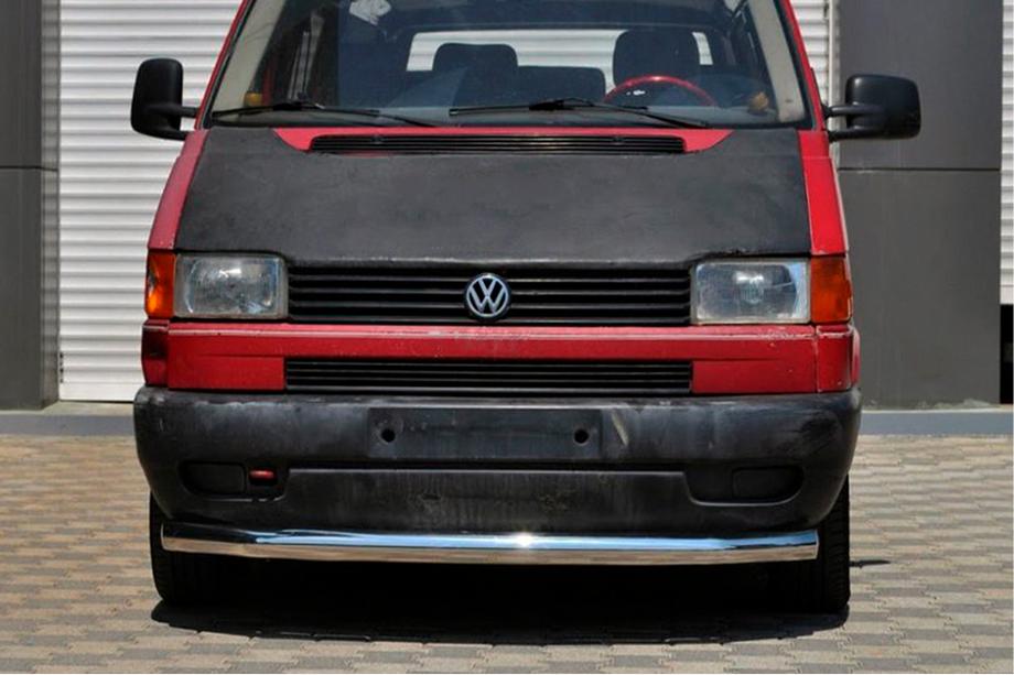 Volkswagen T4 Caravelle/Multivan 1990-2003 рр. Передній захист ST008 (нерж) 60мм Фото 10