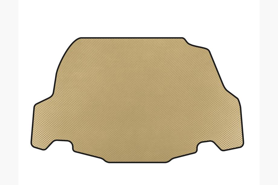 Ford Mustang 2005-2014 рр. Килимок в багажник EVA (2009-2014, GT, Кабріолет, Бежевий) Image