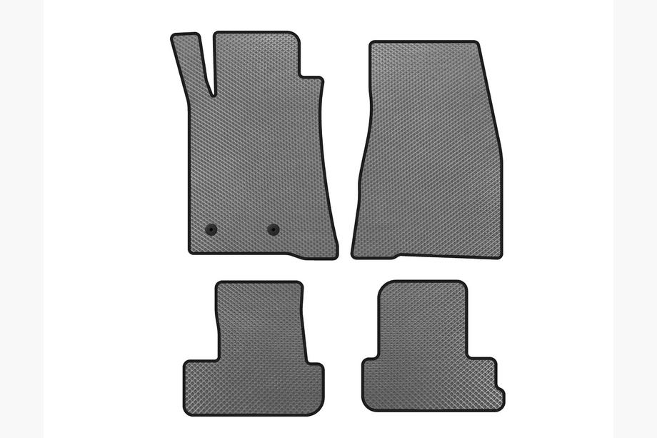 Ford Mustang 2005-2014 рр. Килимки EVA (2009-2014, GT, Кабріолет, Сірий) Image