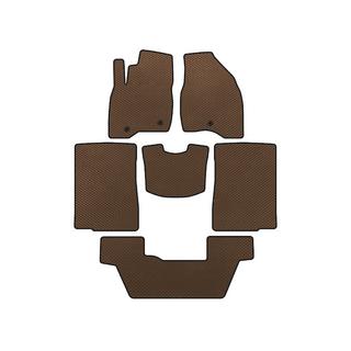 Килимки EVA (2015-2017, 3 ряди, 7-ми місний, Коричневий)