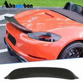 Спойлер V1 (для Boxster, Карбон) Porsche Boxster/Cayman 982 (718) 2016- рр. фото 1
