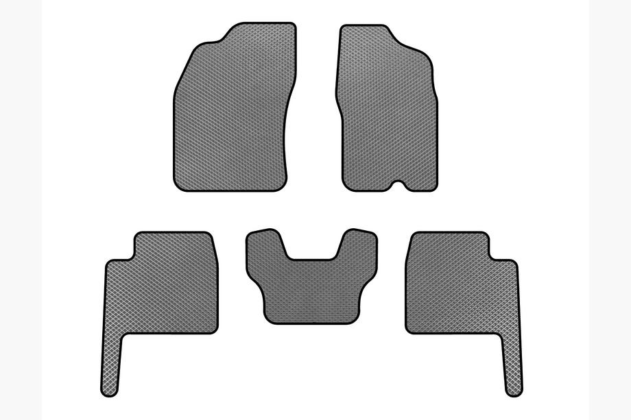 Dodge Durango 2004-2009 рр. Килимки EVA (Сірий) Image