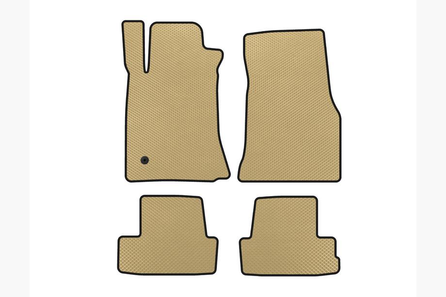 Ford Mustang 2005-2014 рр. Килимки EVA (2005-2009, GT, Купе, Бежевий) Image