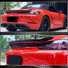 Porsche Boxster/Cayman 982 (718) 2016- рр. Спойлер V2 (для Boxster, Карбон) фото 4