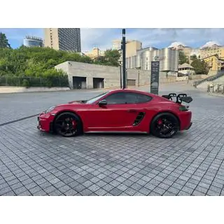 Бокові пороги V3 (2016-2019, Карбон) Porsche Boxster/Cayman 982 (718) 2016- рр. фото 1