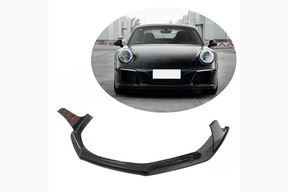 Накладка на передній бампер Lip (для Carrera 4 GTS 2017-2018, Карбон) Image