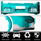 Porsche 911 2018- рр. Накладки на передній бампер Flap (для Carrera 4 S 4S, Карбон) фото 2