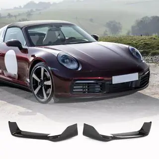 Накладки на передній бампер Flap (для Carrera 4 S 4S, Карбон) фото 1
