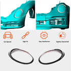 Porsche 911 2018- рр. Накладки на фари (Карбон) фото 2