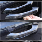 Porsche Cayenne 2018- рр. Накладки на ручки (Карбон) фото 4