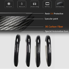 Porsche Cayenne 2018- рр. Накладки на ручки (Карбон) фото 5