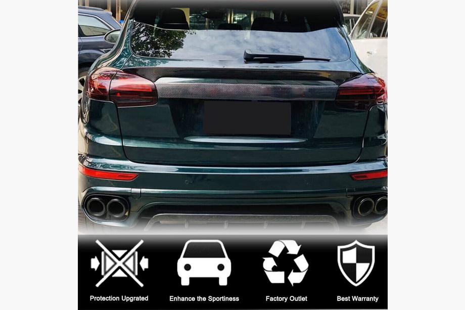 Porsche Cayenne 2010-2017 рр. Спойлер нижній (2015-2018, Карбон) Фото 3