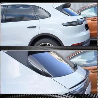 Спойлер нижній (Карбон) Porsche Cayenne 2018- рр. фото 4